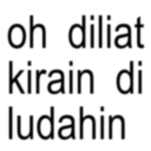 Kata kata (stiker anomali) 14