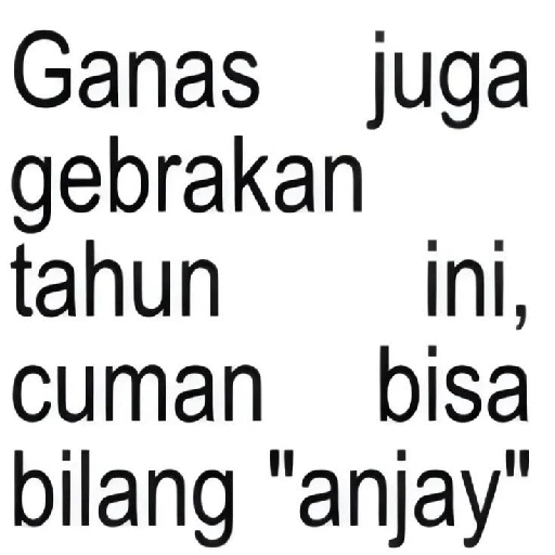 Kata-kata ga jelas 21