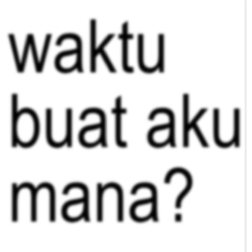 Kata kata (stiker anomali) 3