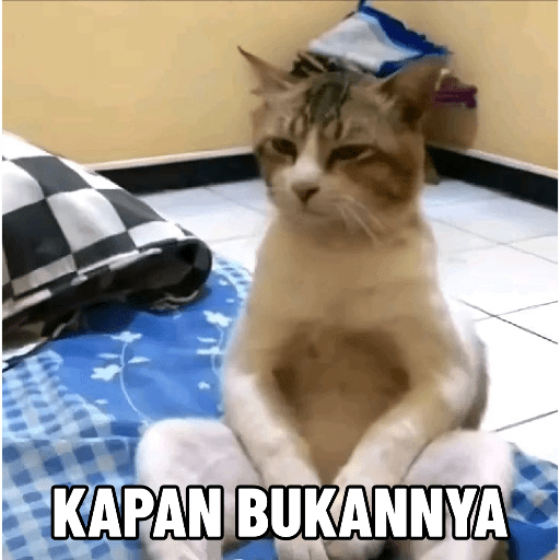 Stiker meme puasa 9