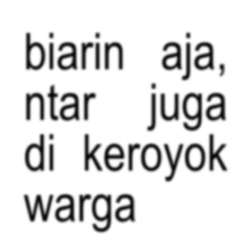 Kata kata (stiker anomali) 9