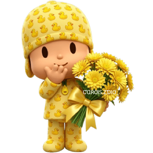 💛🌻 Pocoyó Flores Amarillas🌻💛 7