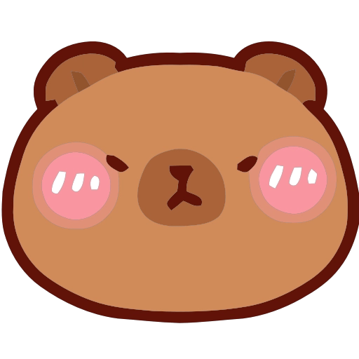 Capibara Emojis 🪵🦫 16