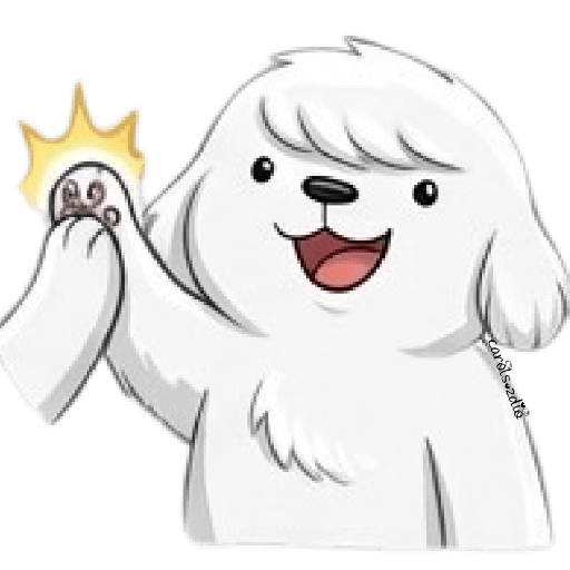 Cute Dog 🐶 Perrito Blanco 🆕  13