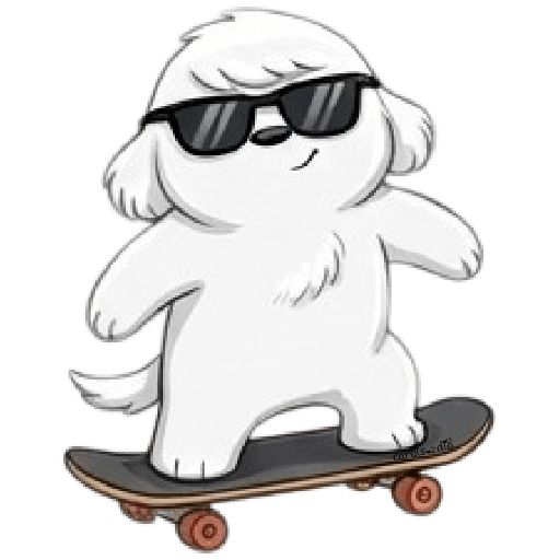 Cute Dog 🐶 Perrito Blanco 🆕  1