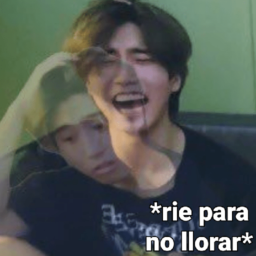 *rie para no llorar*