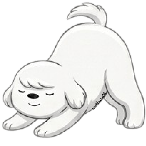 Cute Dog 🐶🐕Perrito Blanco 🆕3 11