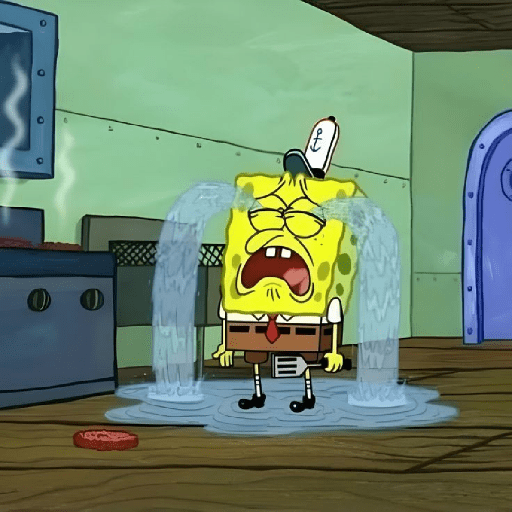 Bob Esponja triste 🥹 3