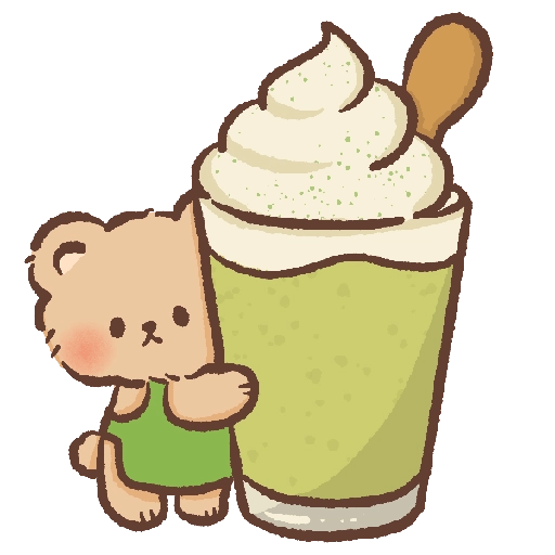 🍵 Matcha Oso Kawaii 🧸🧉 3