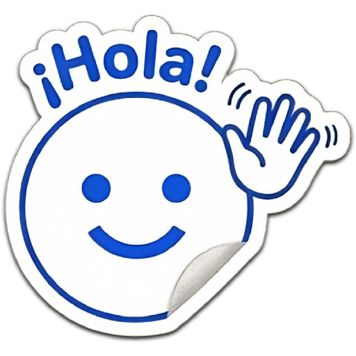 Stickerly Emojis 💙🤍 8