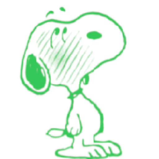 Snoopy verde reacciones 💚🦴 4