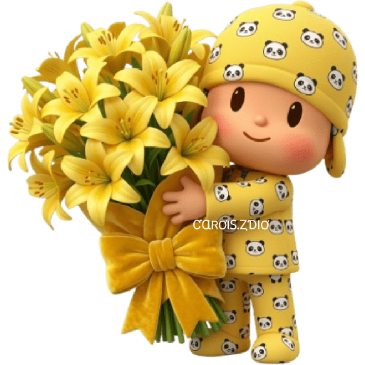 💛🌻 Pocoyó Flores Amarillas🌻💛 8