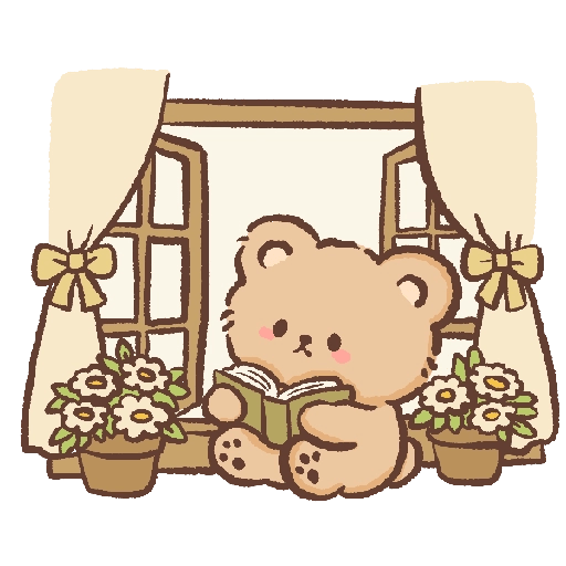 Osito Kawaii Flores 🌼🧸🌼 1