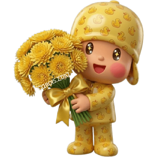 💛🌻 Pocoyó Flores Amarillas🌻💛 14