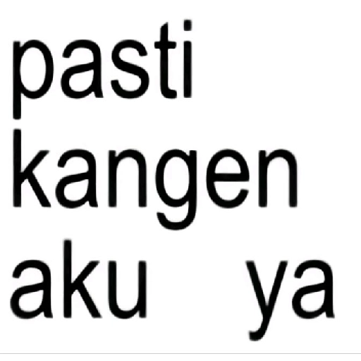 Kata-kata kangen / miss you  14