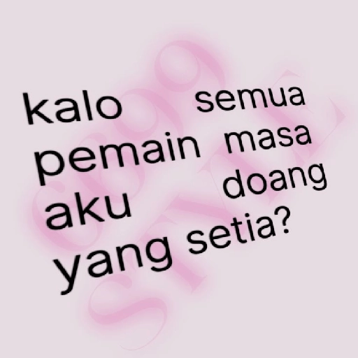 Kata kata tren terbaru 15