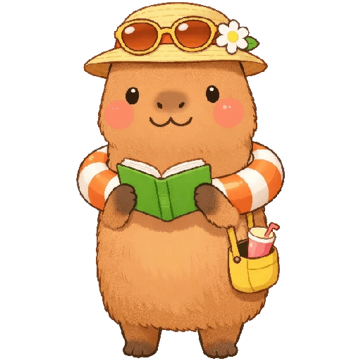 Vacaciones Mood Capybara2🏖️😎 7