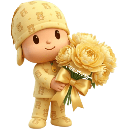 💛🌻 Pocoyó Flores Amarillas🌻💛 15