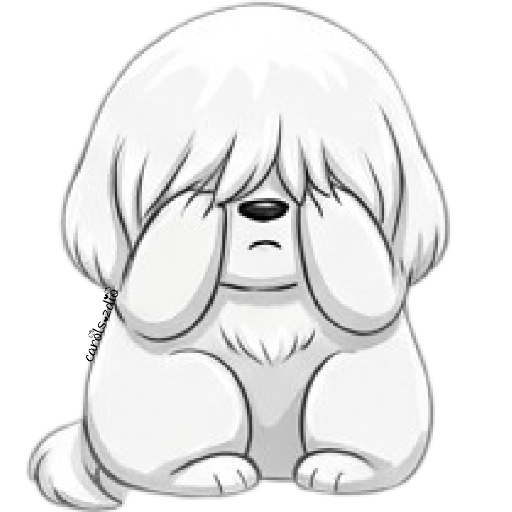 Cute Dog 🐶 Perrito Blanco 🆕  11