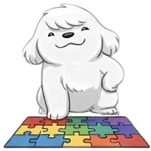 Cute Dog 🐶 Perrito Blanco 🆕  12