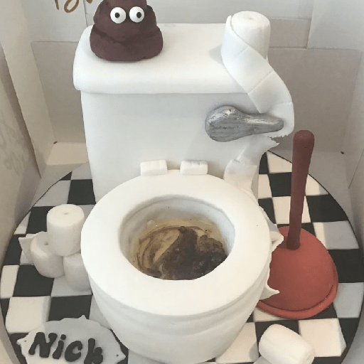 Poop cake birthday 5