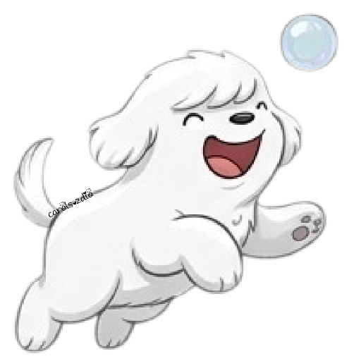 Cute Dog 🐶 Perrito Blanco 🆕  6