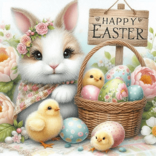 Happy Easter Bunny 🌈🥚🐰 23