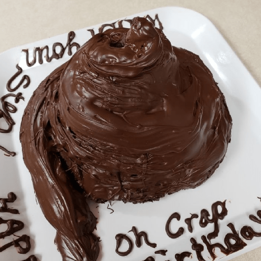 Poop cake birthday 15