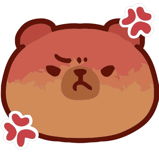 Capibara Emojis 2 🪵🦫🍂 1