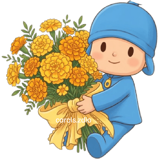 Flores Amarillas Pocoyó Cute🩵 12
