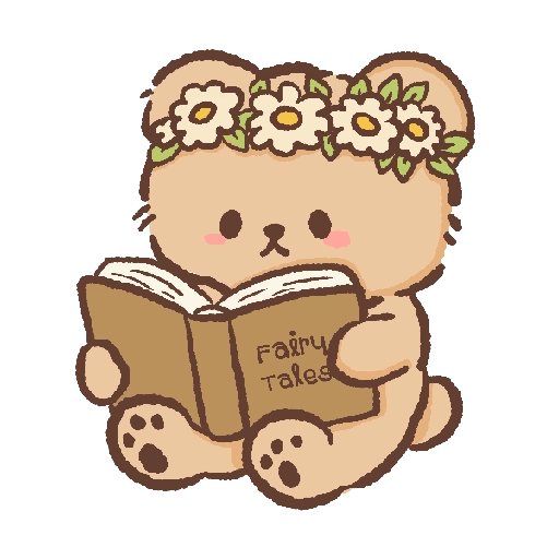 Osito Kawaii Flores 🌼🧸🌼 2