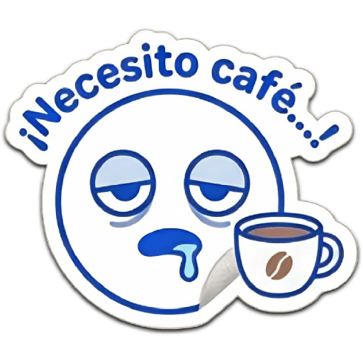 Stickerly Emojis 💙🤍 5