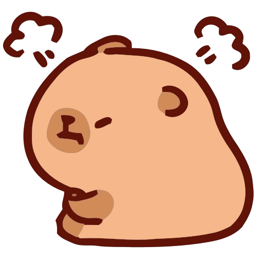 Capibara Emojis 🪵🦫 11