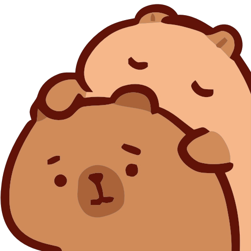 Capibara Emojis 2 🪵🦫🍂 12