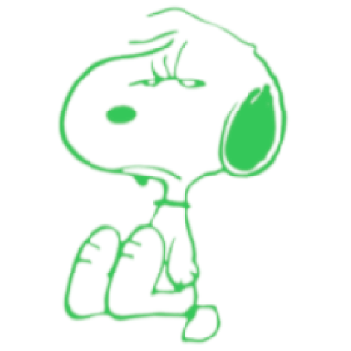 Snoopy verde reacciones 💚🦴 1