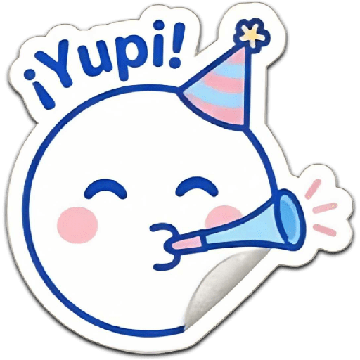Stickerly Emojis 💙🤍 1