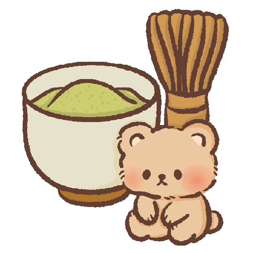 🍵 Matcha Oso Kawaii 🧸🧉 4