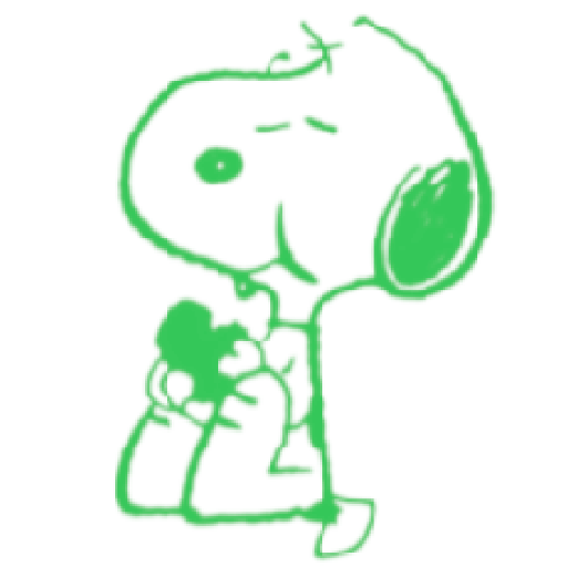 Snoopy verde reacciones 💚🦴 6