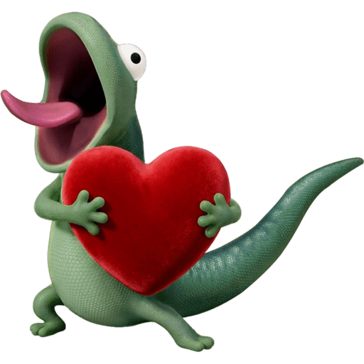 Lizard set 2 - Love - TachTach 1