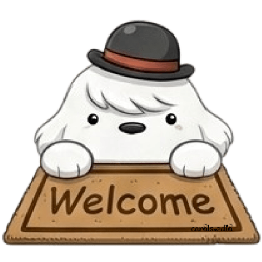 Cute Dog 🐶🐕Perrito Blanco 🆕3 3