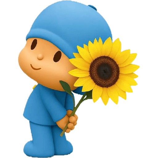 Pocoyo flowers 2