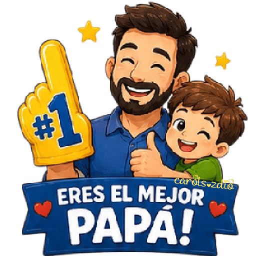 🦸🏻Día del Padre Feliz Día 💙👔 3
