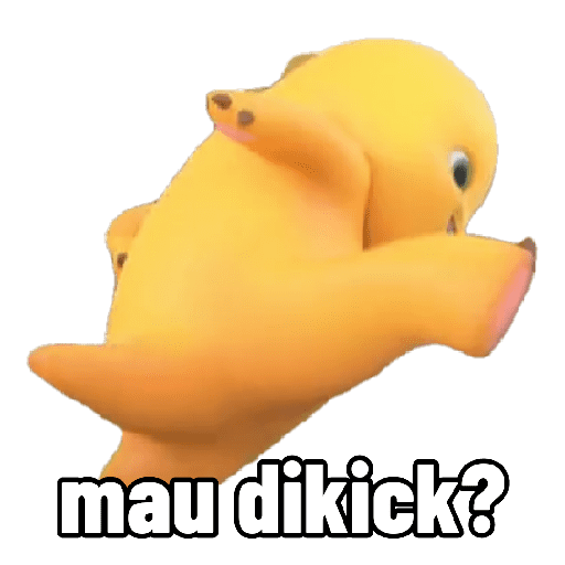 Dino Kuning Nailoong Sticker1G 2