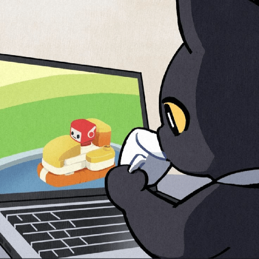 (Art) White & Black Cat - 3 15
