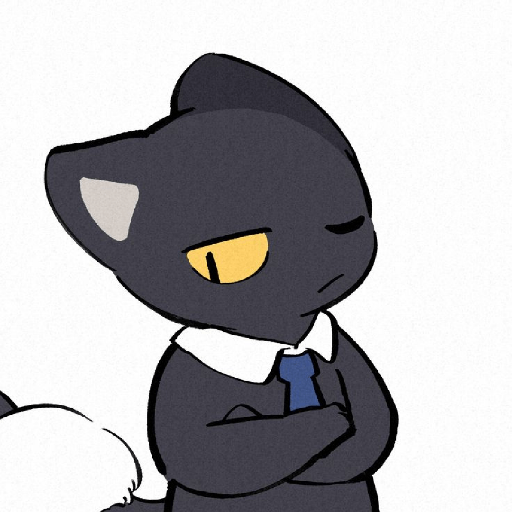 (Art) White & Black Cat - 3 11