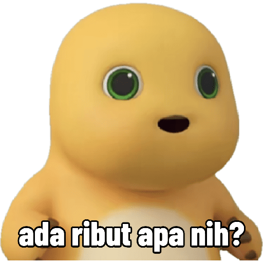 Dino Kuning Nailoong Sticker1G 7