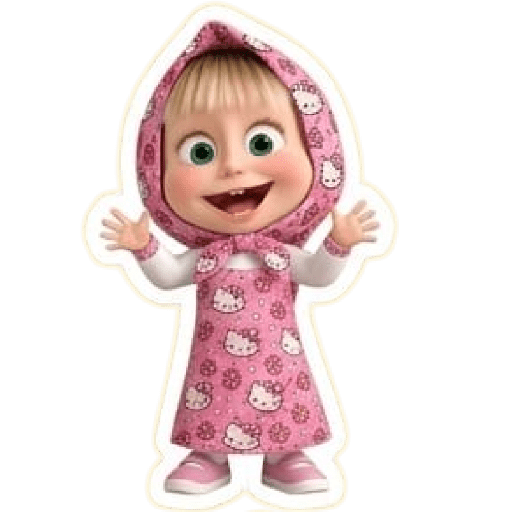 🧺 Masha Hello Kitty 🎀🍎 6
