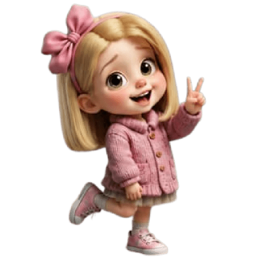 Pequeña niña cute pal chat 🩷🌷 1
