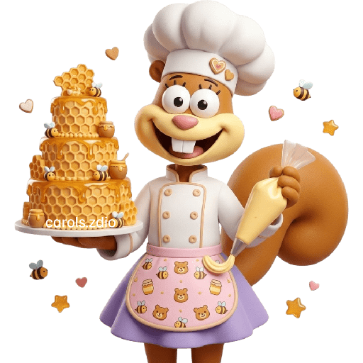 🎂Arenita Mejillas Pastelera🧁🐿️ 5