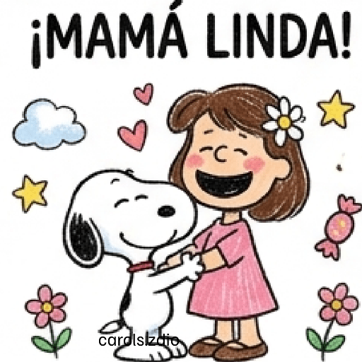 Día de las Madres Snoopy 💐🌷  14
